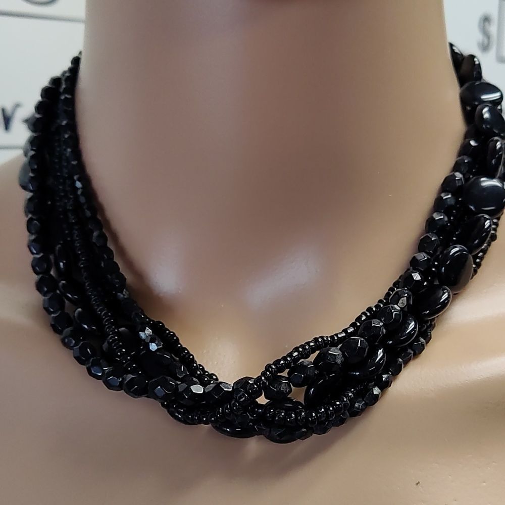 Premier Designs Multi Strand Necklace and Bracelet Set